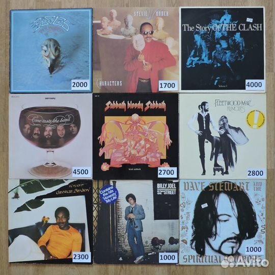 Виниловые Пластинки Винил LP Фирменные Европа США