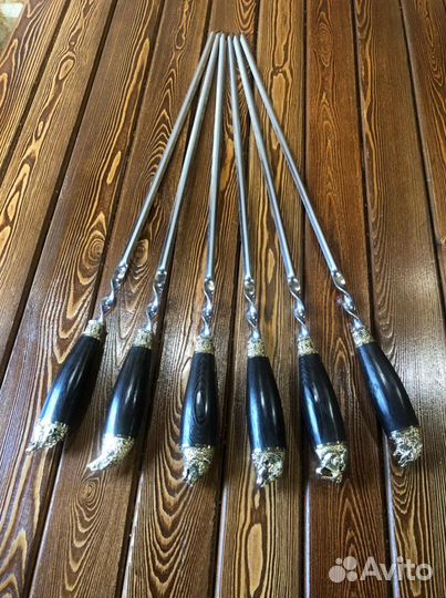 Набор шампуров подарочный