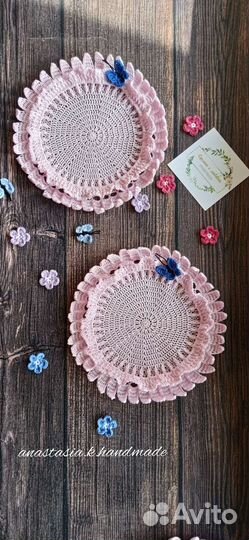 Салфетка интерьерная ручная работа