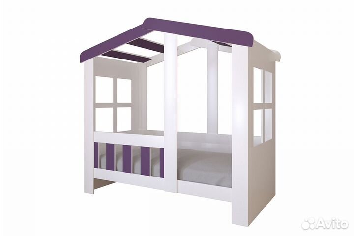 Кровать домик без ящика одноярусная 