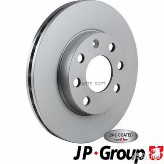 JP group 1263105400 Диск тормозной пер.вент. (236x