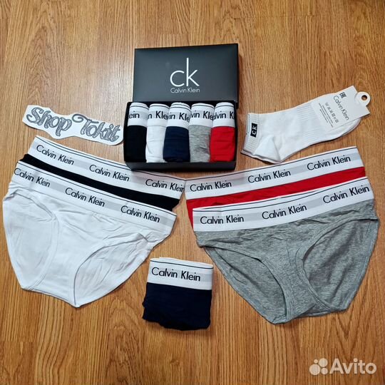 Трусы Женские Calvin Klein + носки