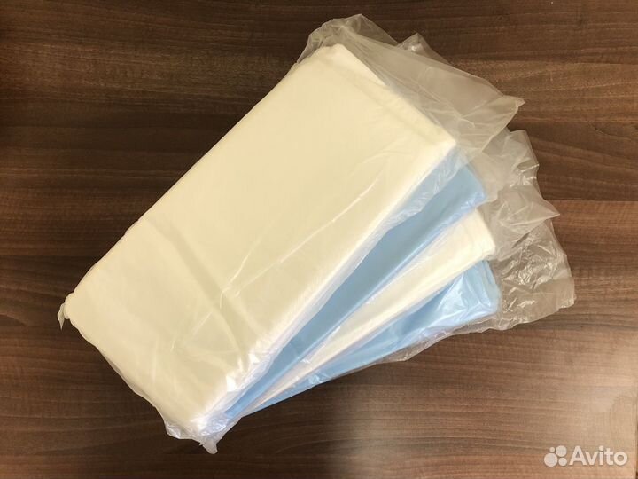Простыни одноразовые в сложении 70*80см
