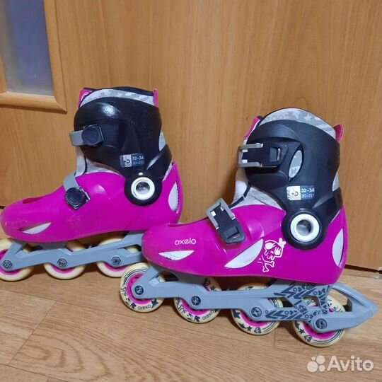 Роликовые коньки р 32-34