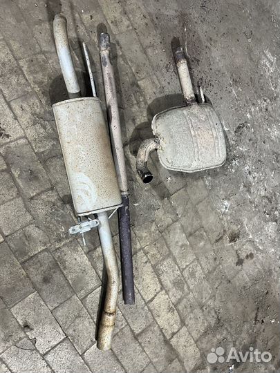 Глушитель в сборе Passat B3/B4