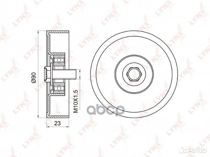 PB-5027 ролик натяжной Suzuki Grand Vitara 2.0