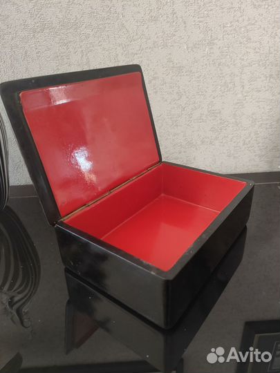 Шкатулка Мстёра винтаж с авторской росписью