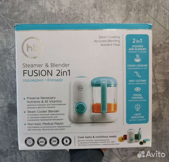 Пароварка блендер happy baby