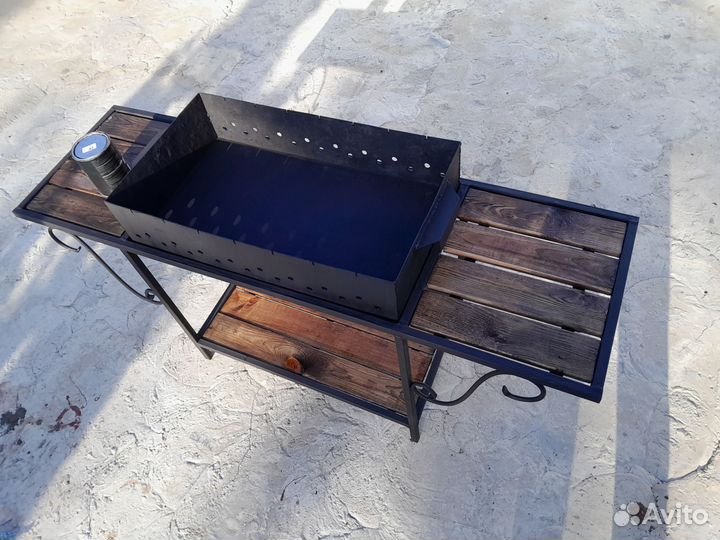 Мангал в стиле лофт