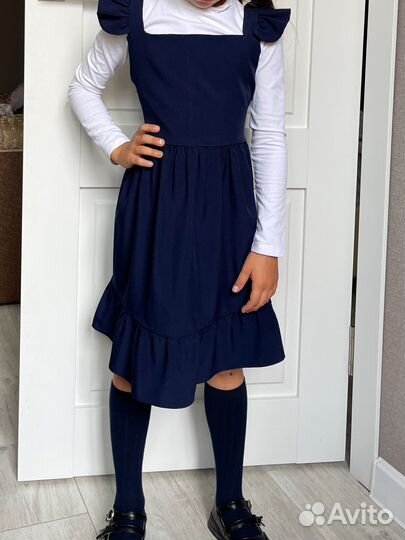 Сарафан школьный 128