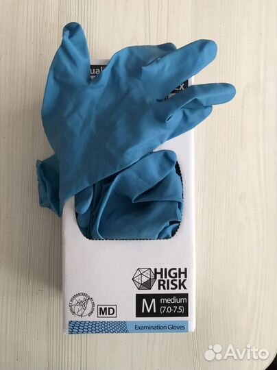 Перчатки латексные manual