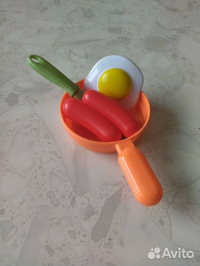 Кухня набор посуды детский овощи фрукты