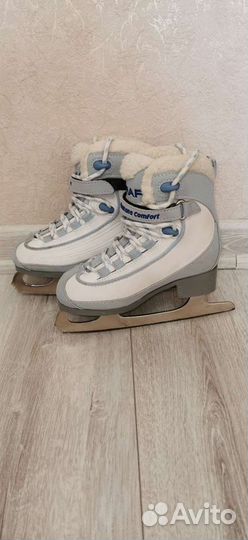 Коньки детские на меху Graf Montana Comfort