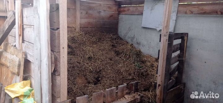 Продам куриный, козий навоз