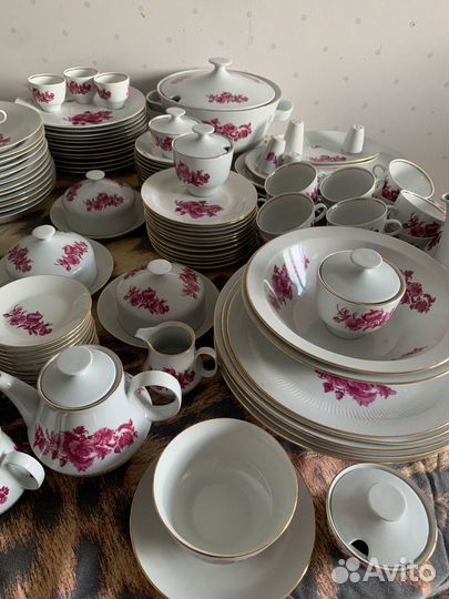 Столовый сервиз на 12 персон гдр