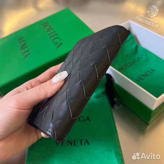 Обложка для паспорта Bottega Veneta чёрный