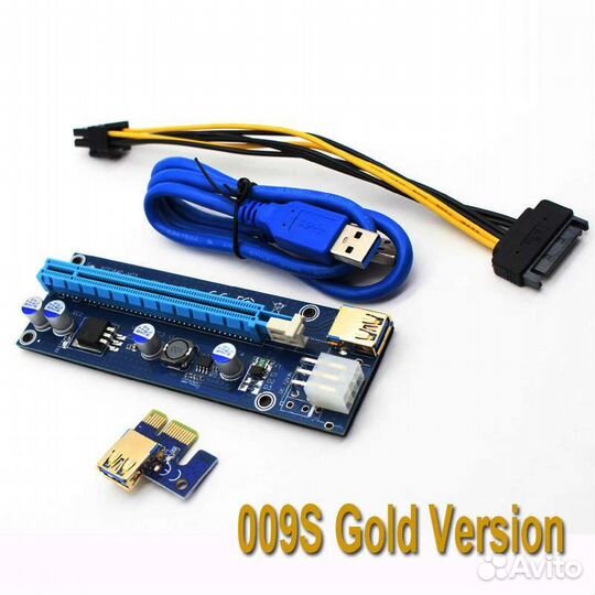 Райзер pci-e 009s golden version