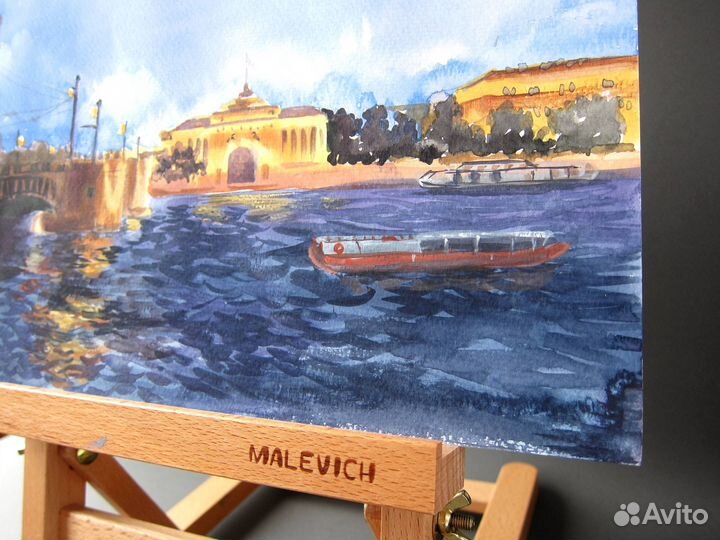 Акварель Петербург, картина Санкт-Петербург