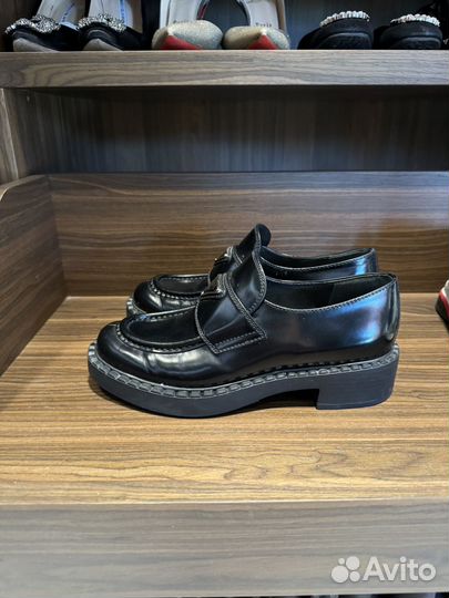 Лоферы Prada, оригинал, чек
