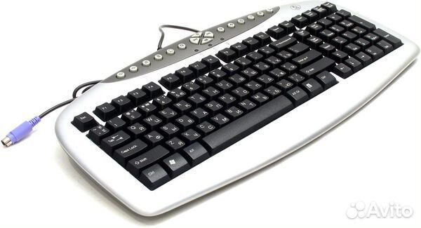 Клавиатура A4Tech KB(S) -21 USB черно-серебристый