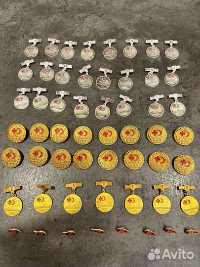 Значки донор СССР 167 шт