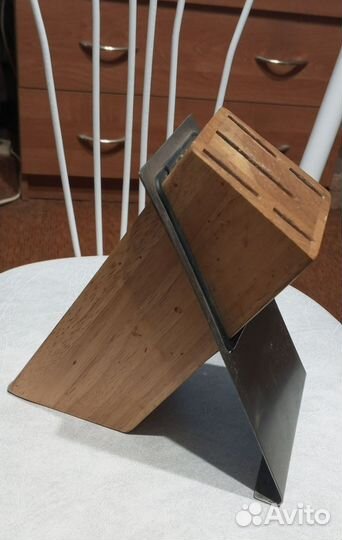 Подставка для ножей деревянная