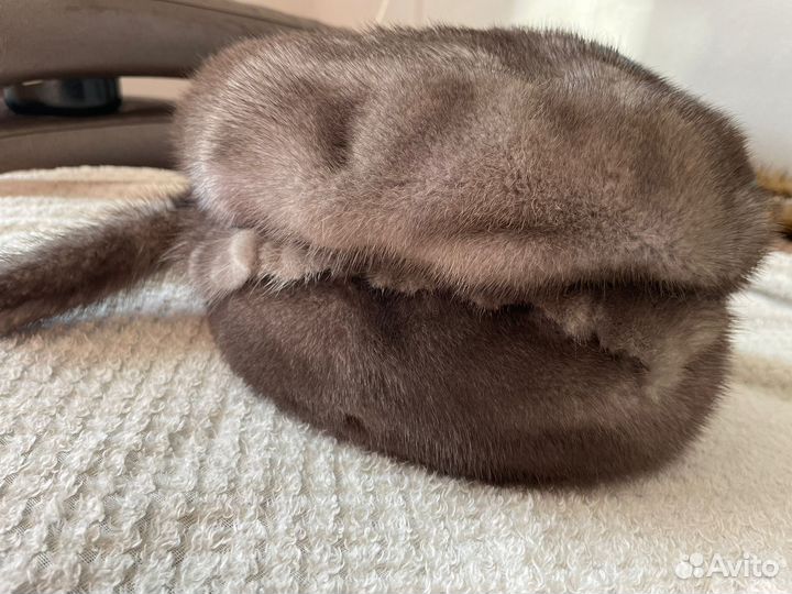 Шапка норковая 58 размер женская