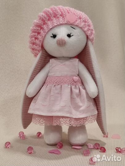 Мягкая игрушка заяц ручная работа