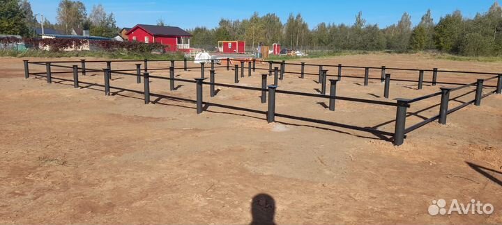 Монтаж винтовых свай