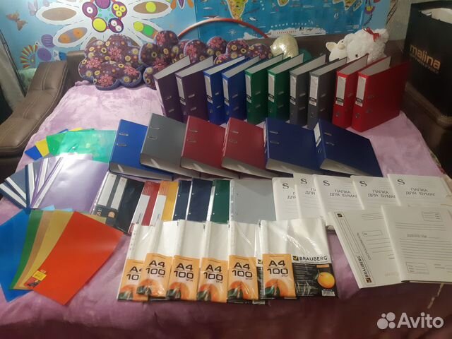 Папки для документов, канцелярские