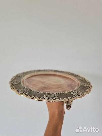 Поднос винтажный на ножках