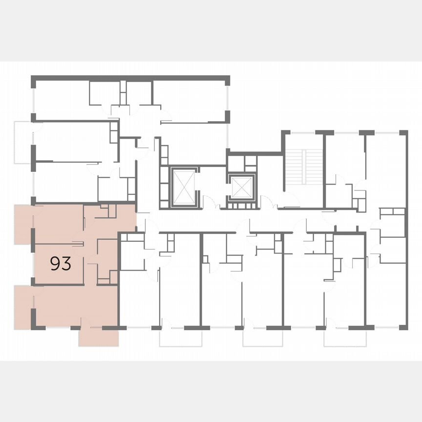 2-к. квартира, 60,1 м², 4/10 эт.