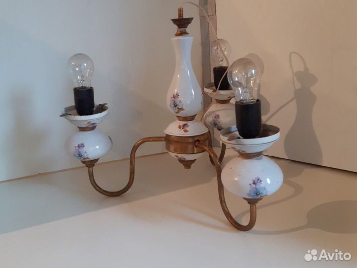 Люстра СССР (фарфоровая