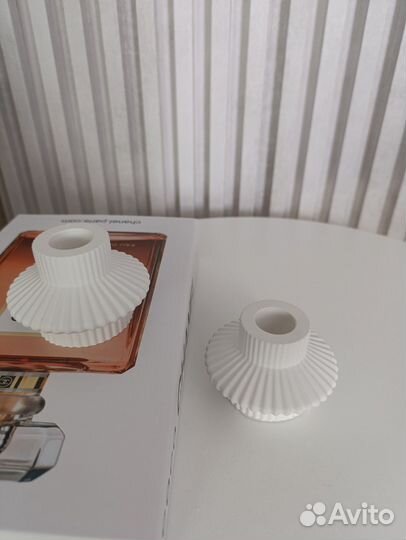 Подсвечник для 1 свечи набор 2 штуки