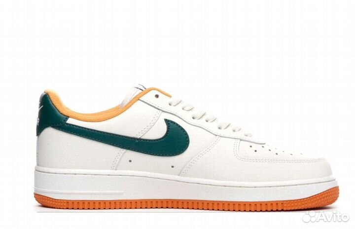 Кроссовки Nike Air Force 1 07 Cream Beige Green