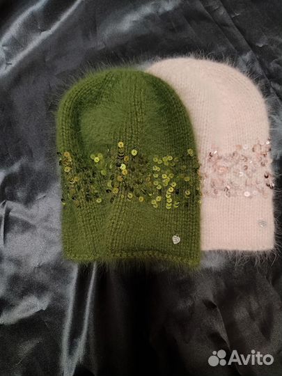 Шапка женская, ручное вязание