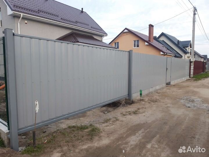 Установка заборов