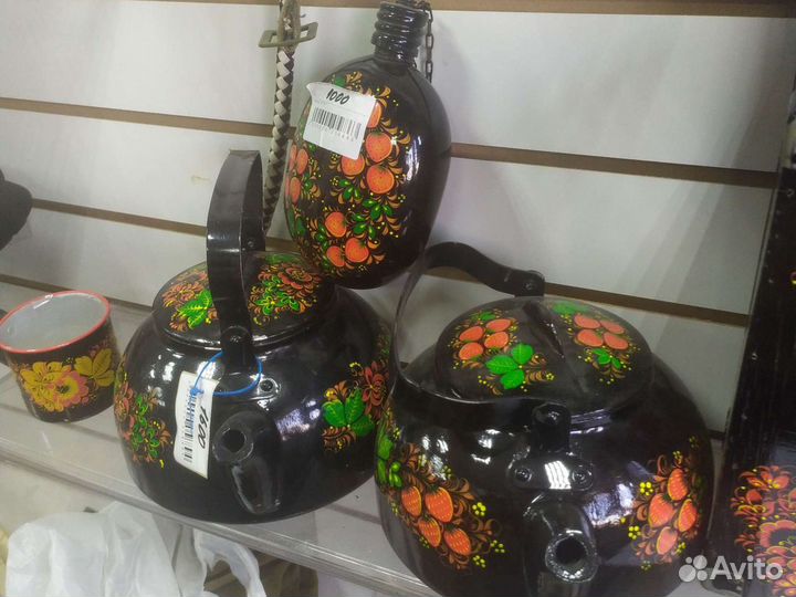 Котелок армейский хохлома +