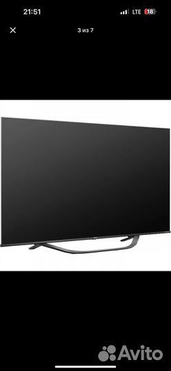 Телевизор hisense 55дюймов 4k qled 120hz экран