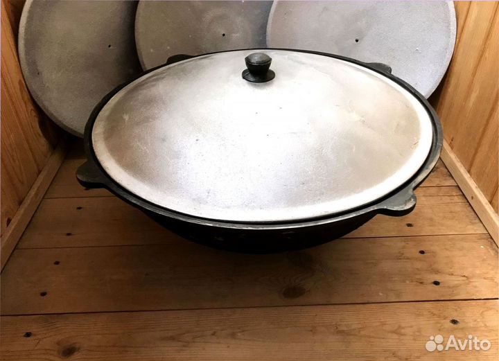 Казан узбекский с печкой на 22л