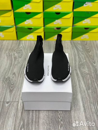 Кроссовки Balenciaga Speed Trainer Black White