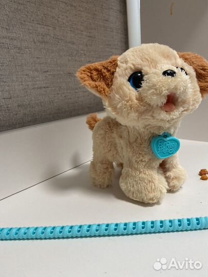 Интерактивная собачка на поводке