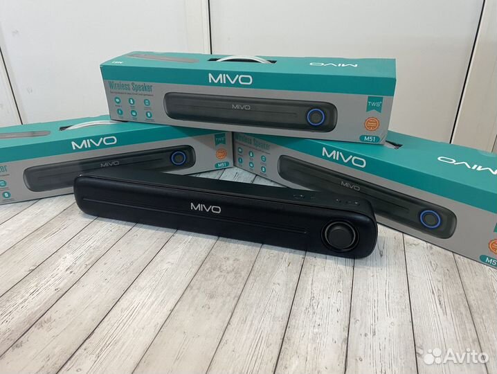 Саундбар - Портативная колонка Mivo Black, new