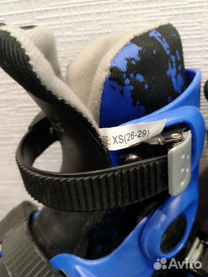 Роликовые коньки р.26-29 почти новые