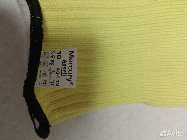 Перчатки огнеупорные