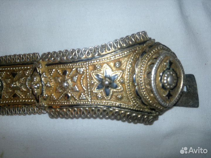 Пояс серебряный