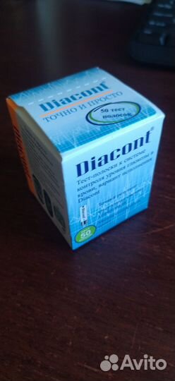 Полоски для глюкометра Diacont
