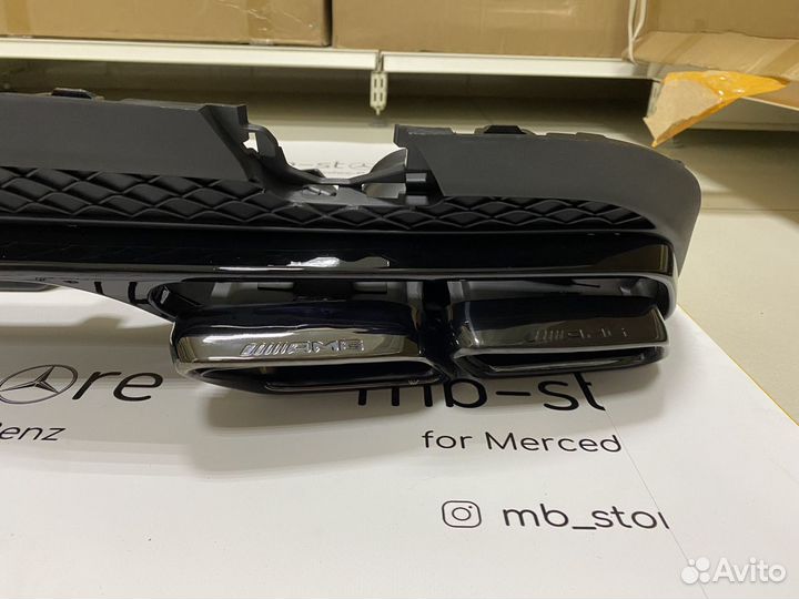Диффузор на Mercedes w212 рест под 6.3 AMG