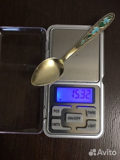 Серебряная чайная ложка 875 проба СССР