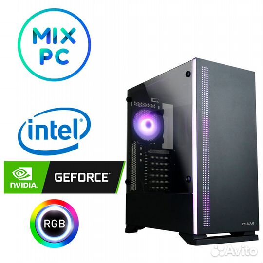 Компьютер i3 10100F + GTX1650